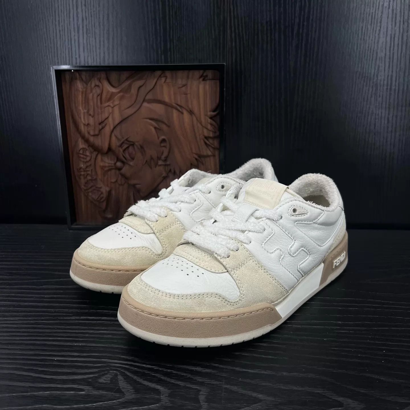 Fendi Fendi Match White Gray 38.5 Size US 8 / IT 38 - 1 Thumbnail