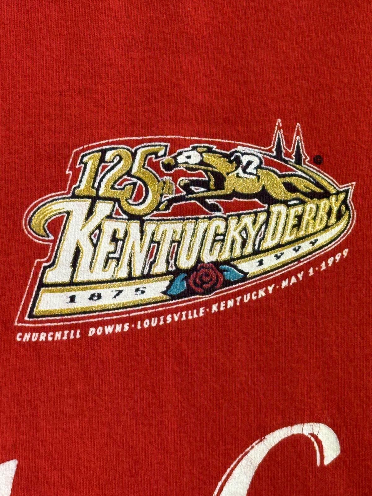Fruit Of The Loom Vintage 125th Kentucky Derby T-shirt 1999 Go Baby Go - XL Size US XL / EU 56 / 4 - 4 Thumbnail
