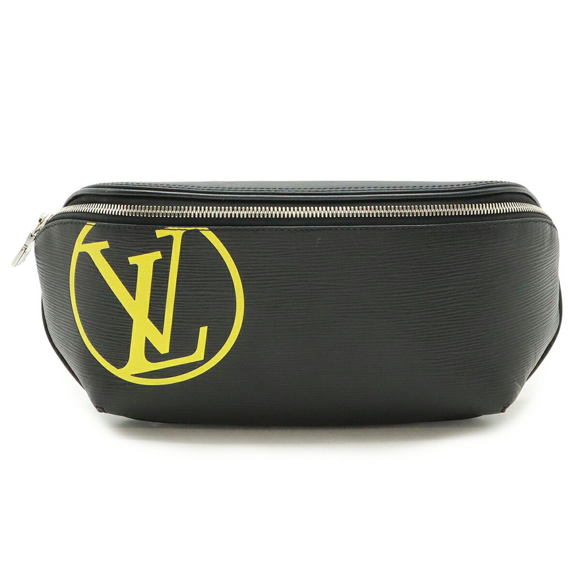 Louis Vuitton Epi Bum Bag Lv Circle Body Waist Shoulder Noir Black M55131, Women's