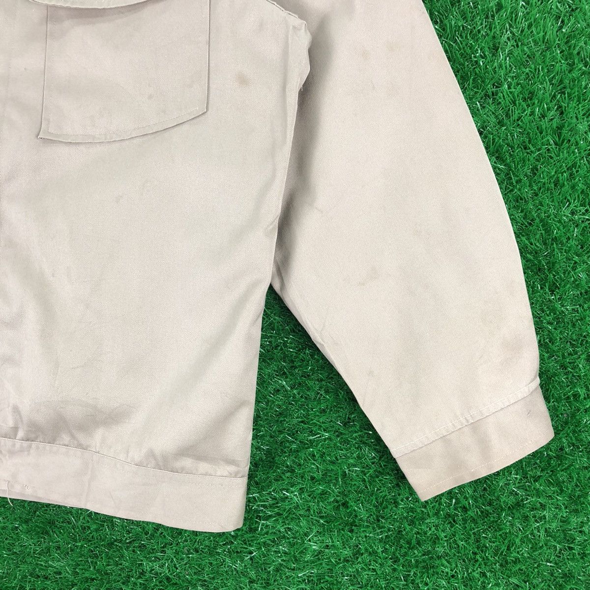 Vintage Vintage 80's Khaki Work Jacket Double Pocket Size US M / EU 48-50 / 2 - 3 Thumbnail