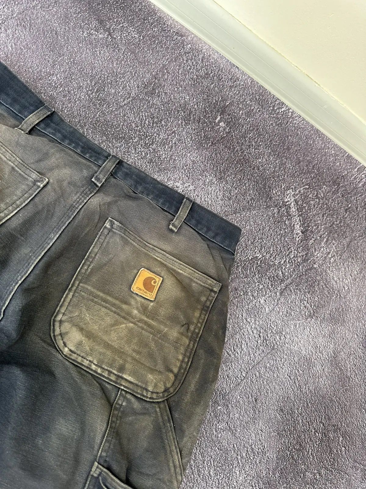 Carhartt × Vintage Vintage 90s Carhartt USA Faded Work Baggy Pants Jeans Size US 32 / EU 48 - 5 Thumbnail