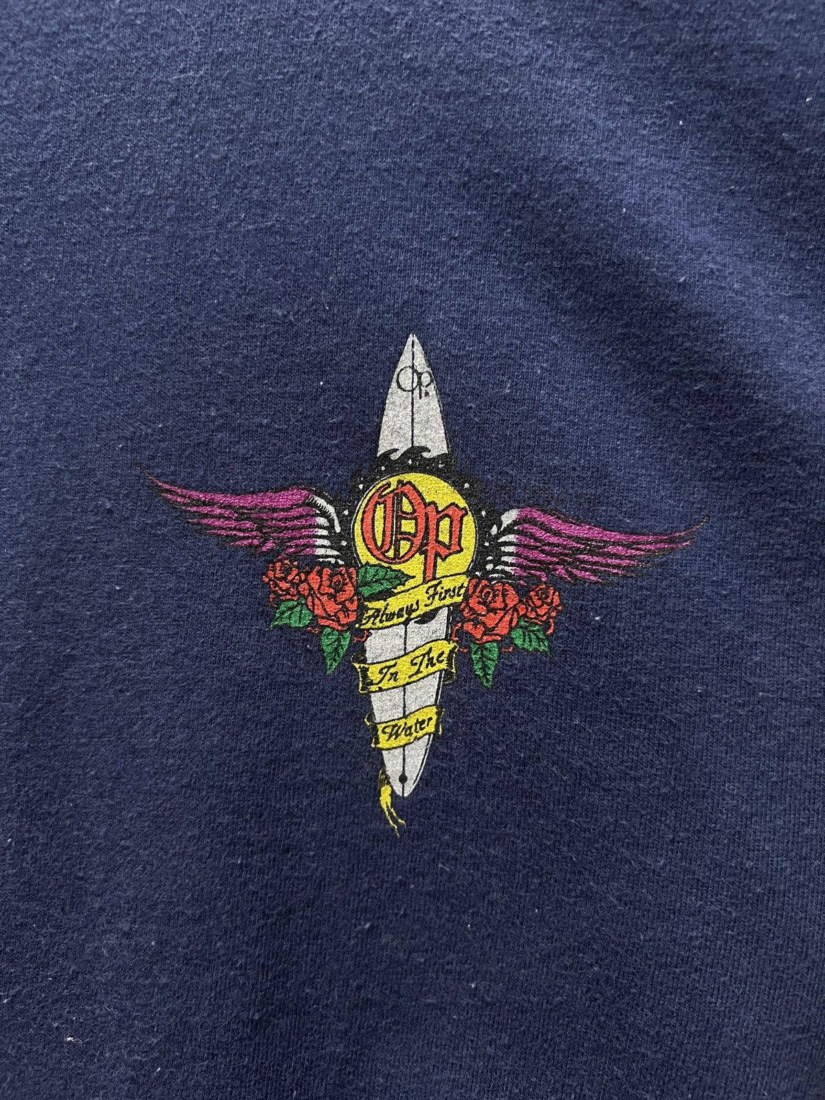 Ocean Pacific Vintage surf 90s Ocean Pacific Single Stitch Tees #M21 Size US M / EU 48-50 / 2 - 4 Thumbnail