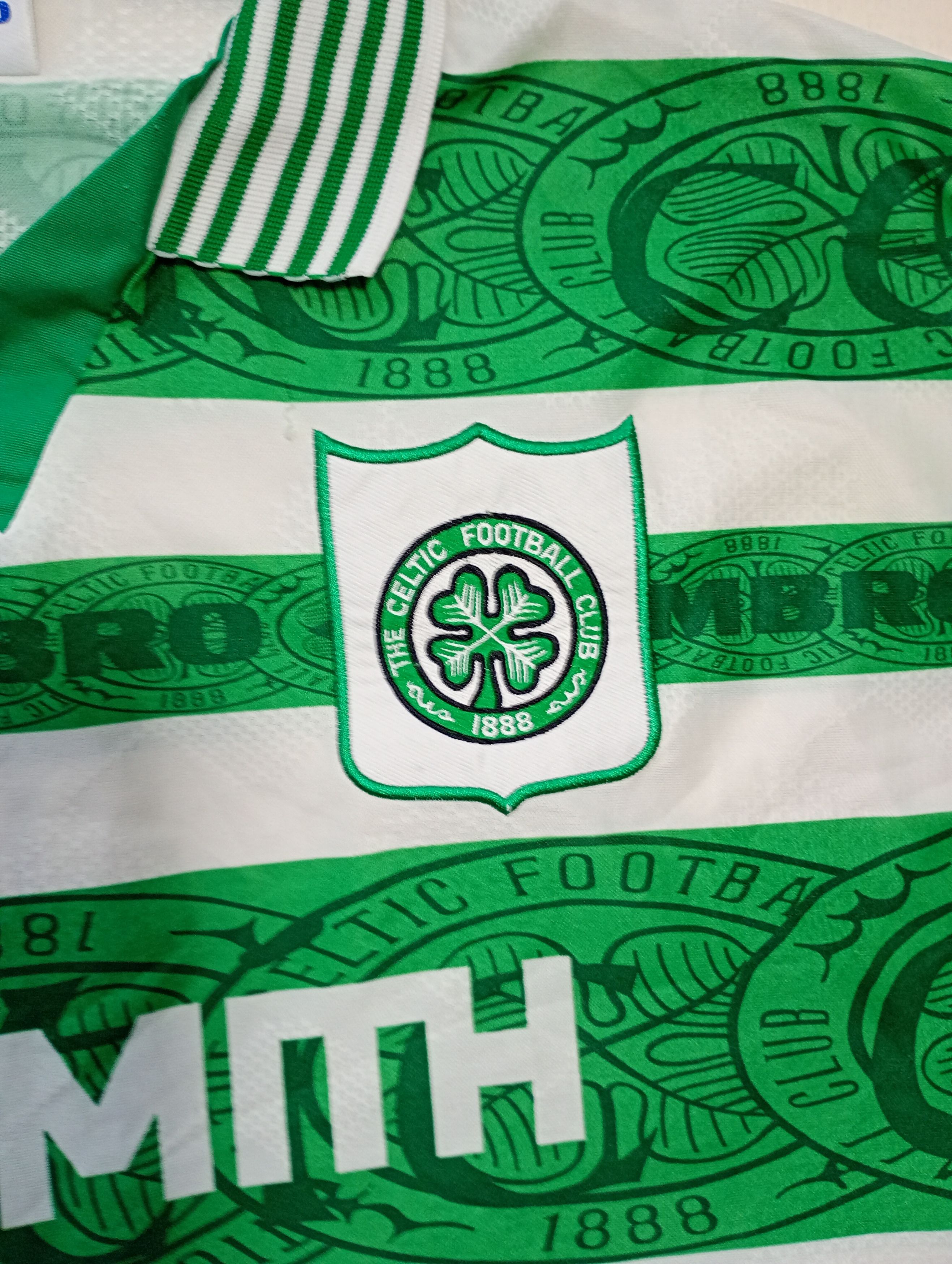 Umbro Umbro Celtic FC Home Jersey 1995-1997 Size US L / EU 52-54 / 3 - 9 Thumbnail