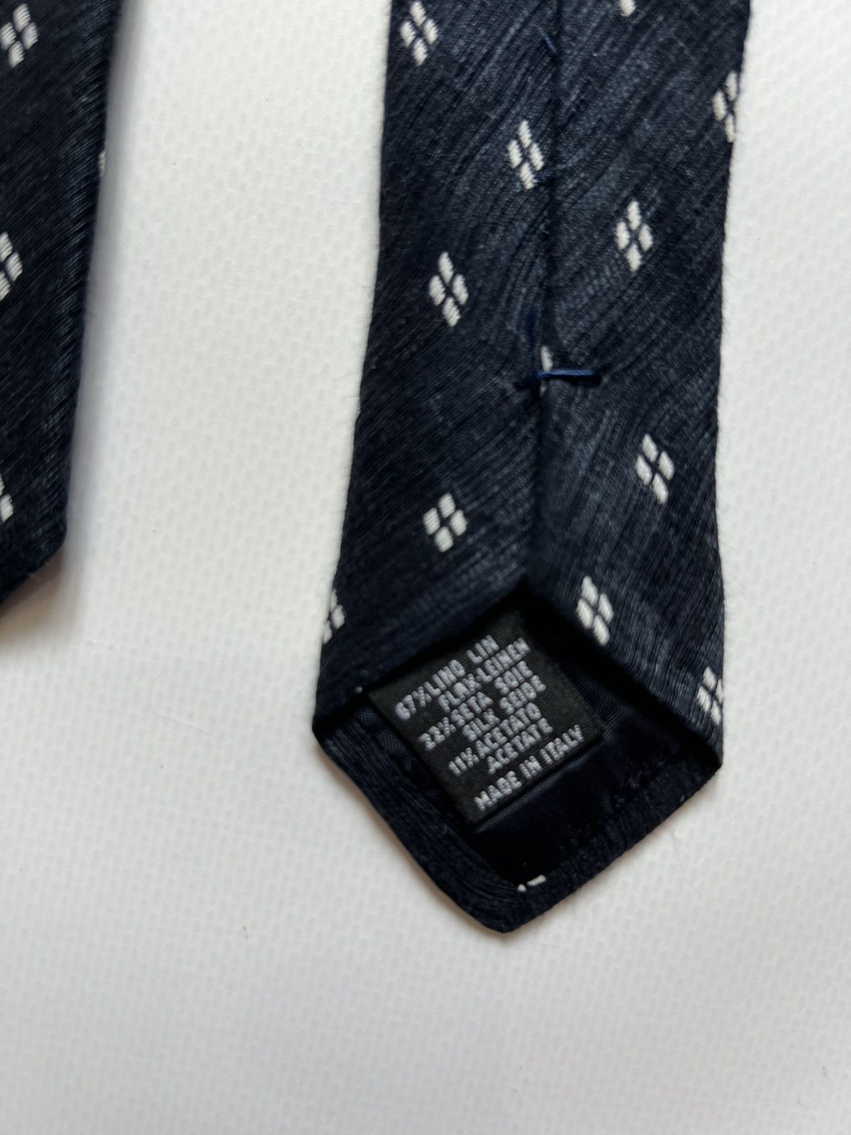 Giorgio Armani Giorgio Armani Geometric Printed Silk Tie Itlay 56" Size ONE SIZE - 3 Thumbnail