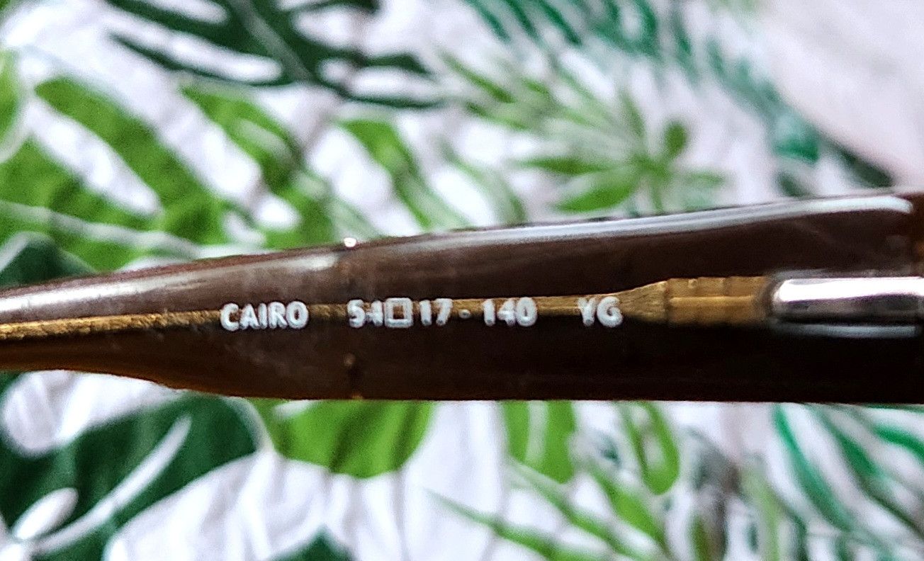 Other Republica Cairo Half rimless Eyeglasses 54-17-140 YG Brown Size ONE SIZE - 10 Thumbnail
