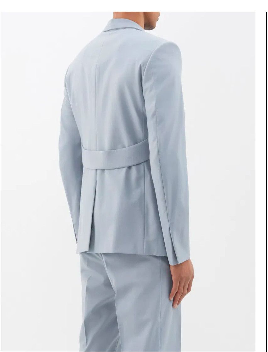 Givenchy Givenchy harness padlock sky blue jacket blazer Ronaldo 52 Size 42R - 3 Thumbnail