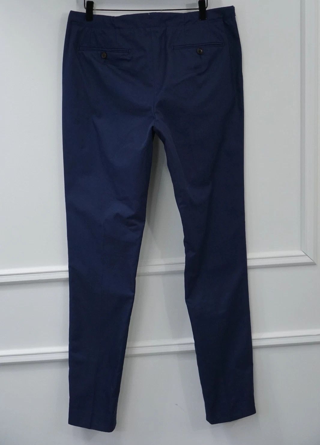 Suitsupply Men Suitsupply Pants Navy Blue Cotton Jort EThomas UK/US36 Size 36R - 2 Thumbnail