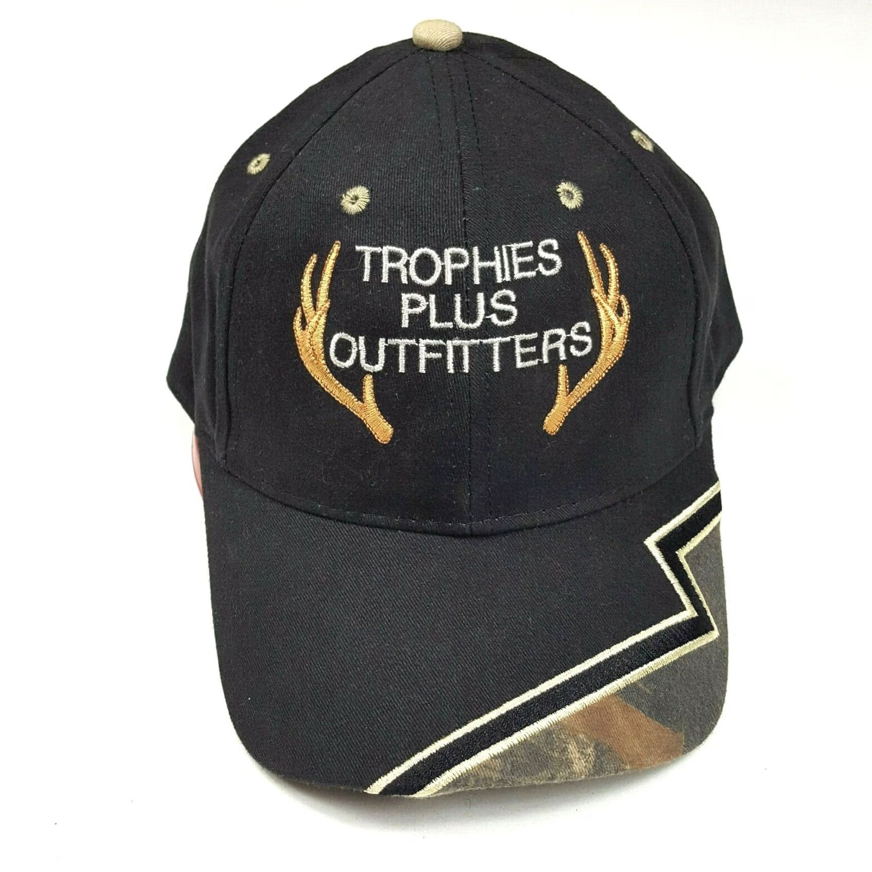Vintage VINTAGE Deer Hunting Plus Outdoor Camo Black Snapback Adjustable Cap Hat 90s Men OC Baseball Cap Strapback Brethable Embroidered Hat Size ONE SIZE - 2 Thumbnail