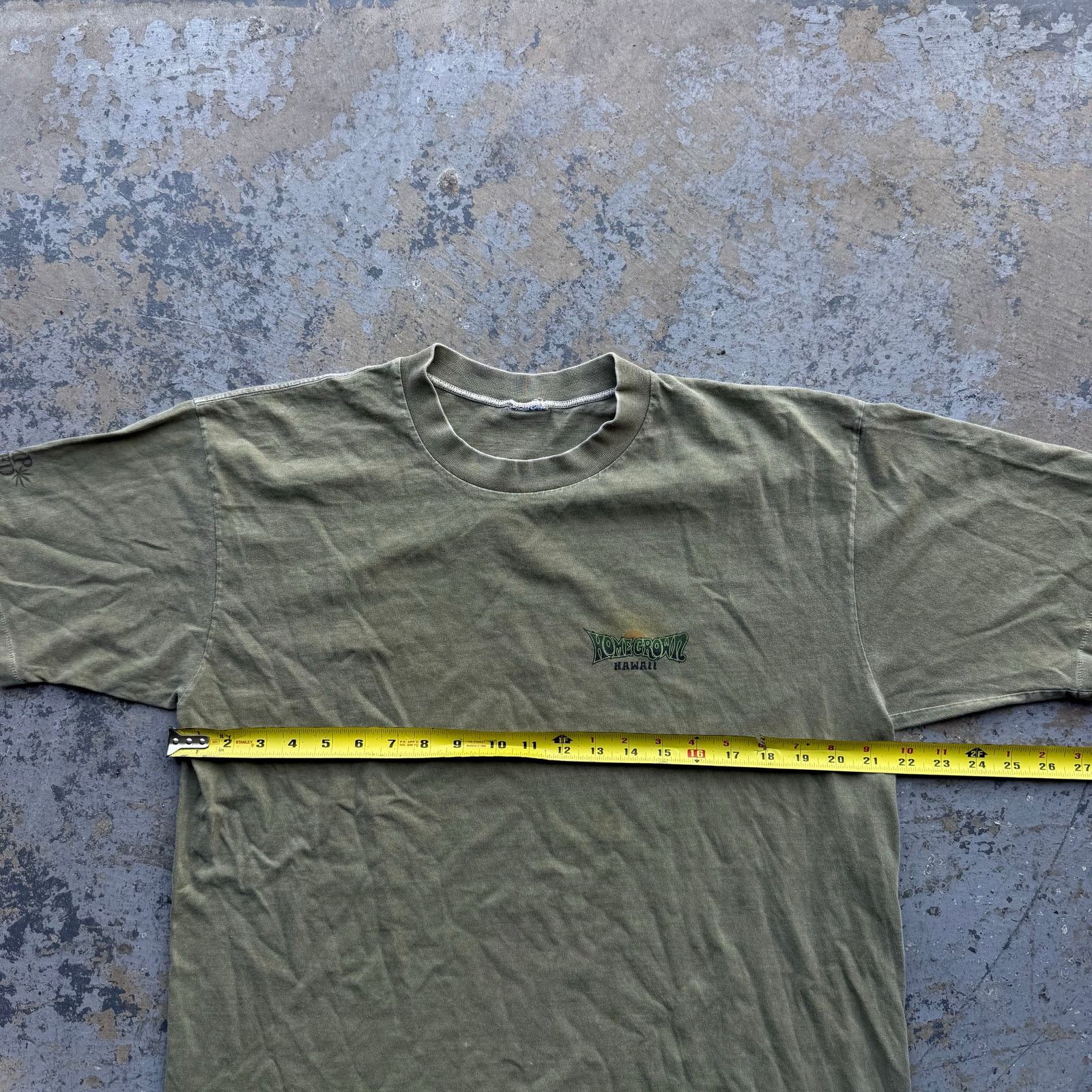 Vintage Vintage 90’s Crazy Shirt Home Grown Hemp Dyed Surfer Tee Size US XL / EU 56 / 4 - 7 Thumbnail