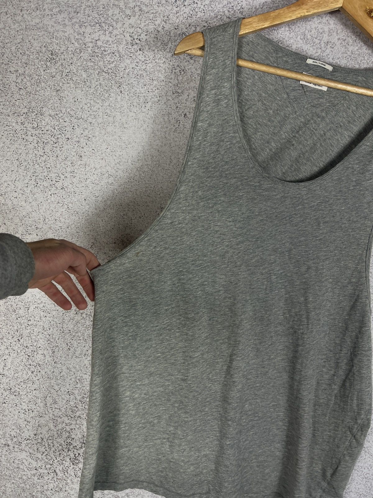 Allsaints Allsaints Designer Basic Grey Tank Top Size US L / EU 52-54 / 3 - 4 Thumbnail