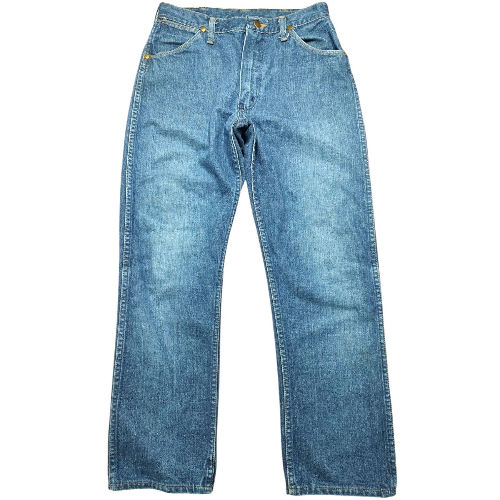 Bell VINTAGE Maverick Blue Bell Jeans 28x29 Regular Straight 60s 70s Wrangler Denim Size US 28 / EU 44 - 2 Thumbnail
