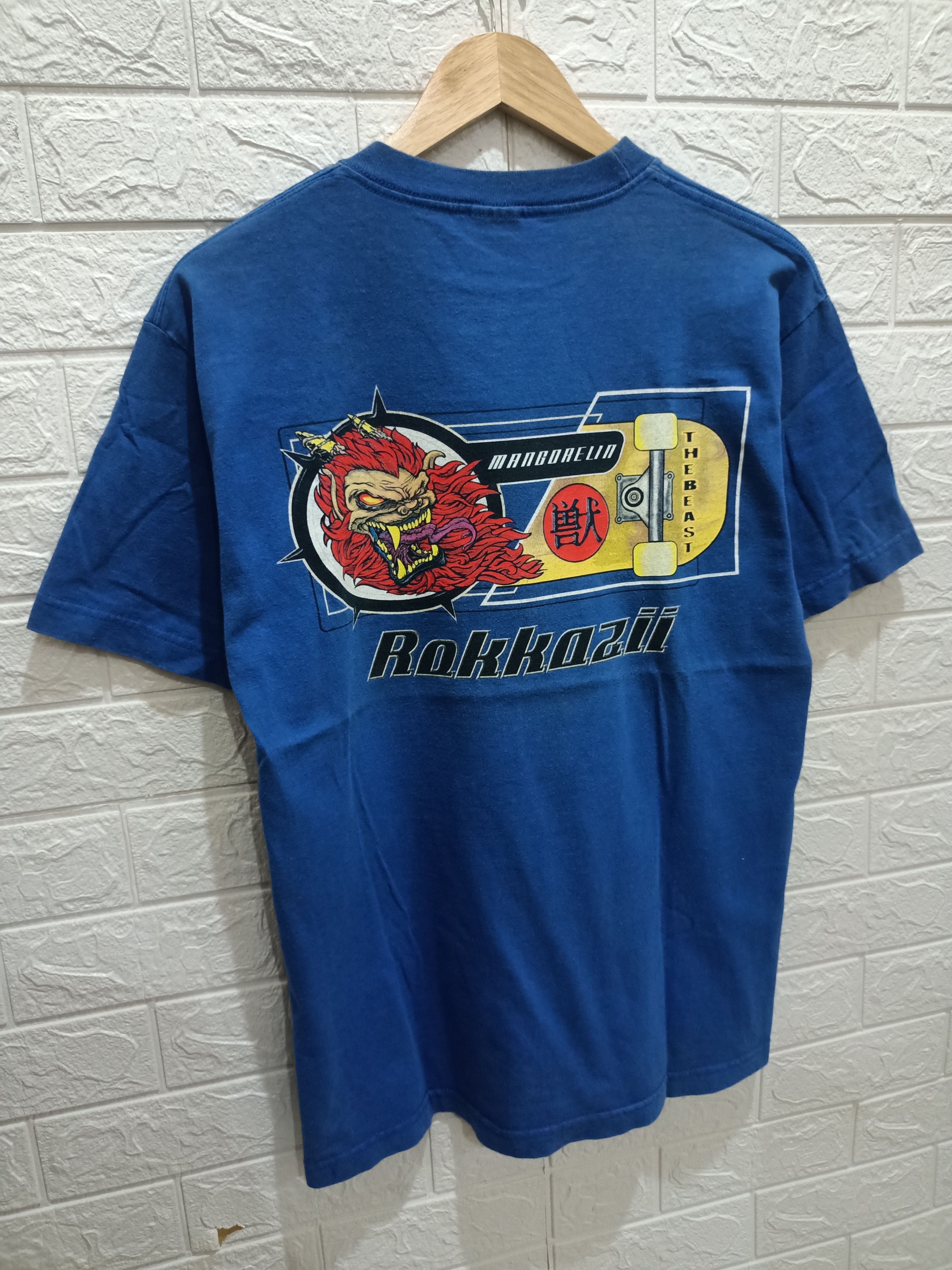 Hook-Ups Rare Vintage 90s The Beast Rokazzi Skateboard Hook Ups Tee Size US M / EU 48-50 / 2 - 3 Thumbnail