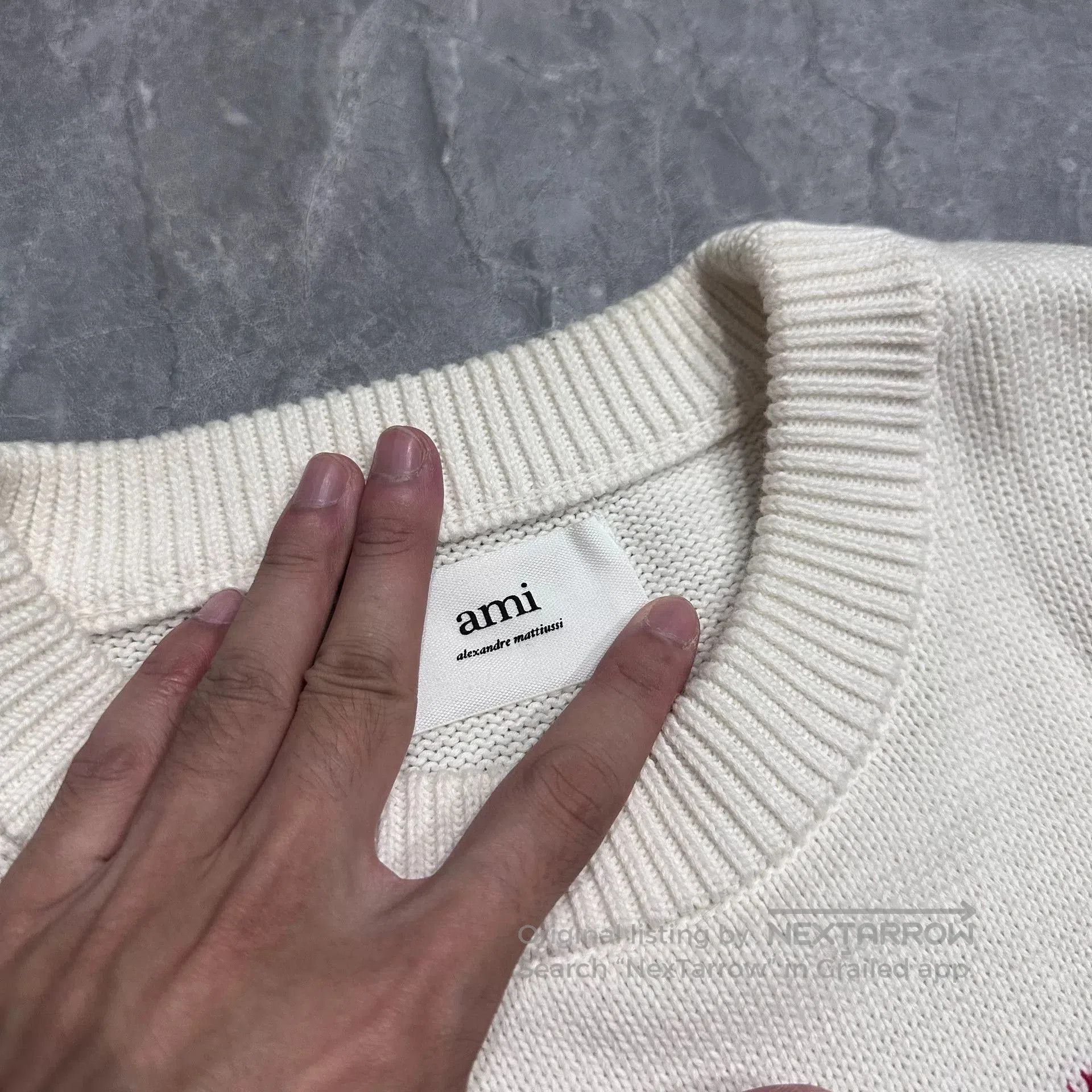 AMI AMI PARIS Black and White Striped Sweater. Size US M / EU 48-50 / 2 - 3 Thumbnail