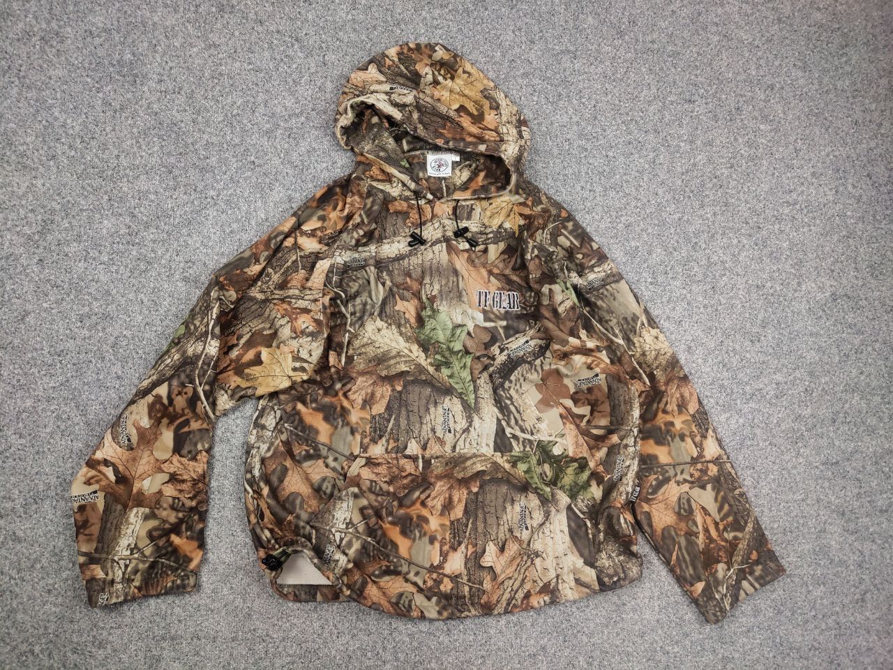 Realtree Vintage Realtree total fishing gear Light Fleece hoodie Y2K Size US L / EU 52-54 / 3 - 8 Thumbnail