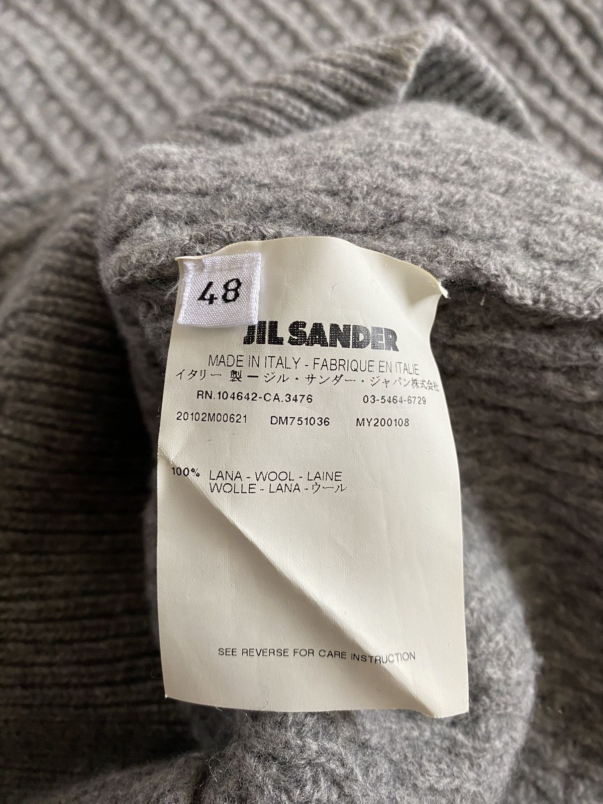 Jil Sander Jil Sander by Raf Simons 2010 Heavy Wool Turtleneck Sweater Size US S / EU 44-46 / 1 - 6 Thumbnail