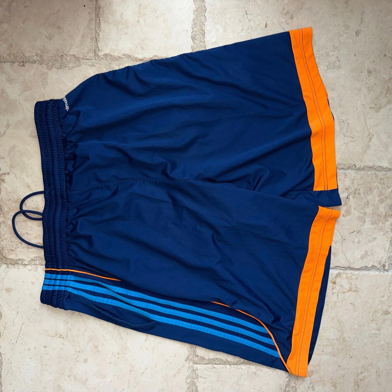 Adidas Adidas Athletic Shorts Blue/Orange Mens XL 90s Rare Y2K Size US 36 / EU 52 - 4 Thumbnail
