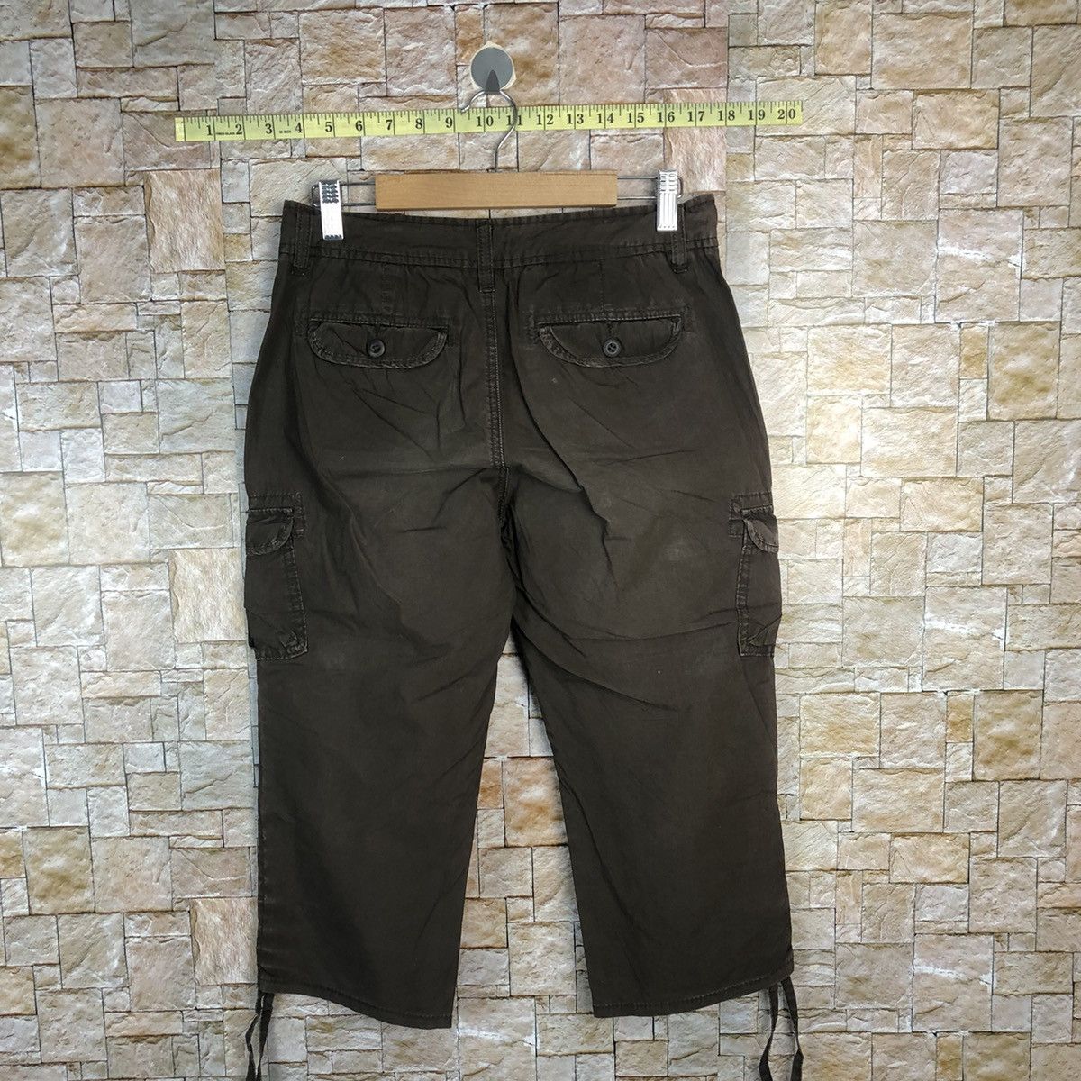 Uniqlo × Vintage Uniqlo vintage Dark Brown Cropped Pants #A325 Size 26" / US 2 / IT 38 - 16 Thumbnail