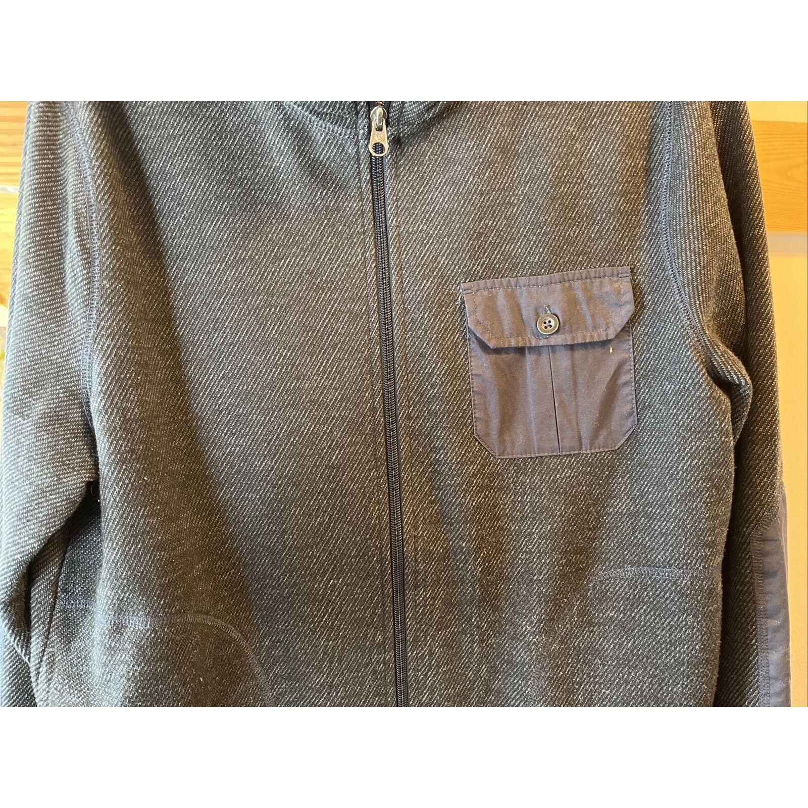 Element Element Men’s M Dark Gray Zip Hooded Cotton polyester jacket Size US M / EU 48-50 / 2 - 16 Thumbnail