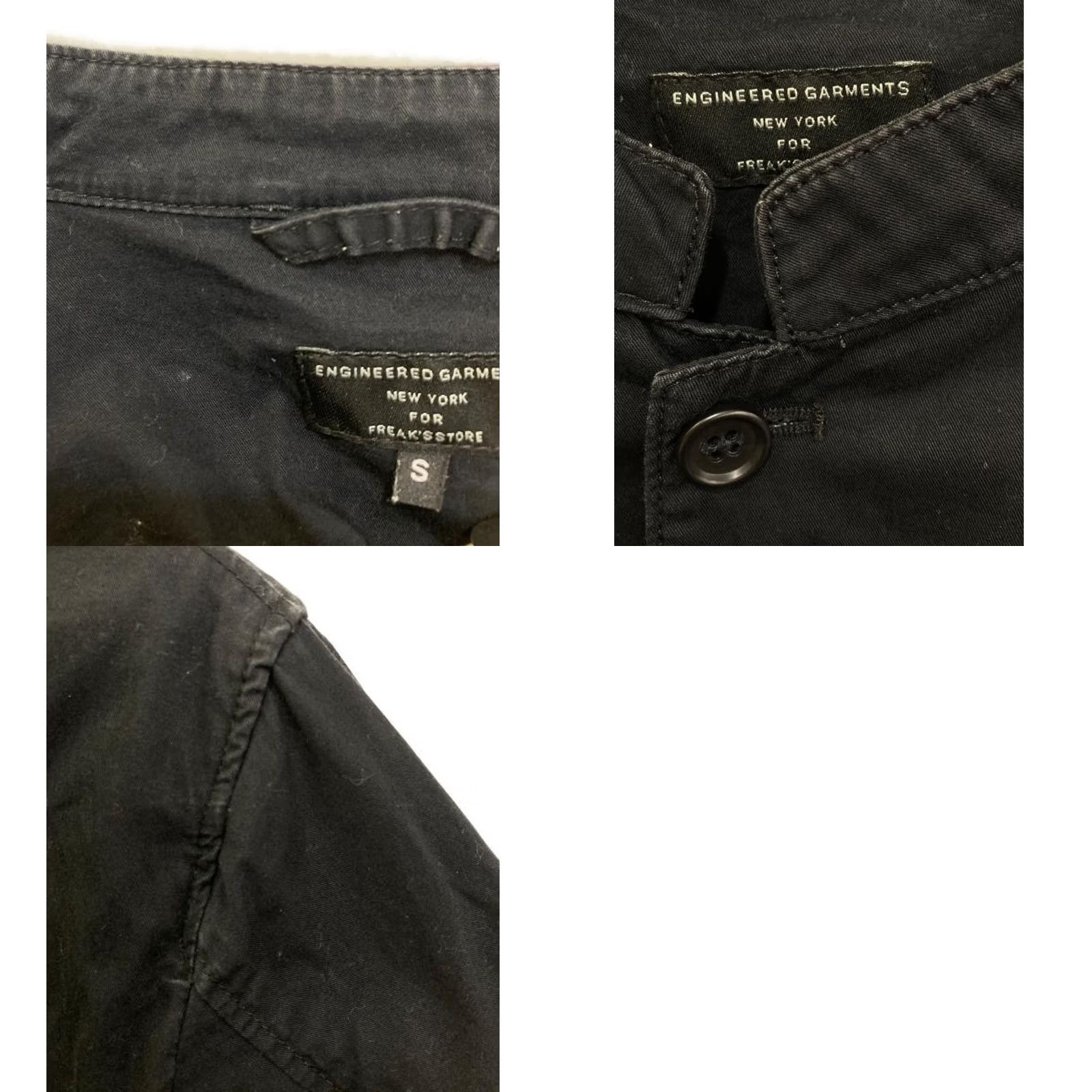 Engineered Garments ENGINEERED GARMENTS X FREAK'S STORE NEHRU JACKET MEN BLACK SIZE S USED Size US S / EU 44-46 / 1 - 8 Thumbnail