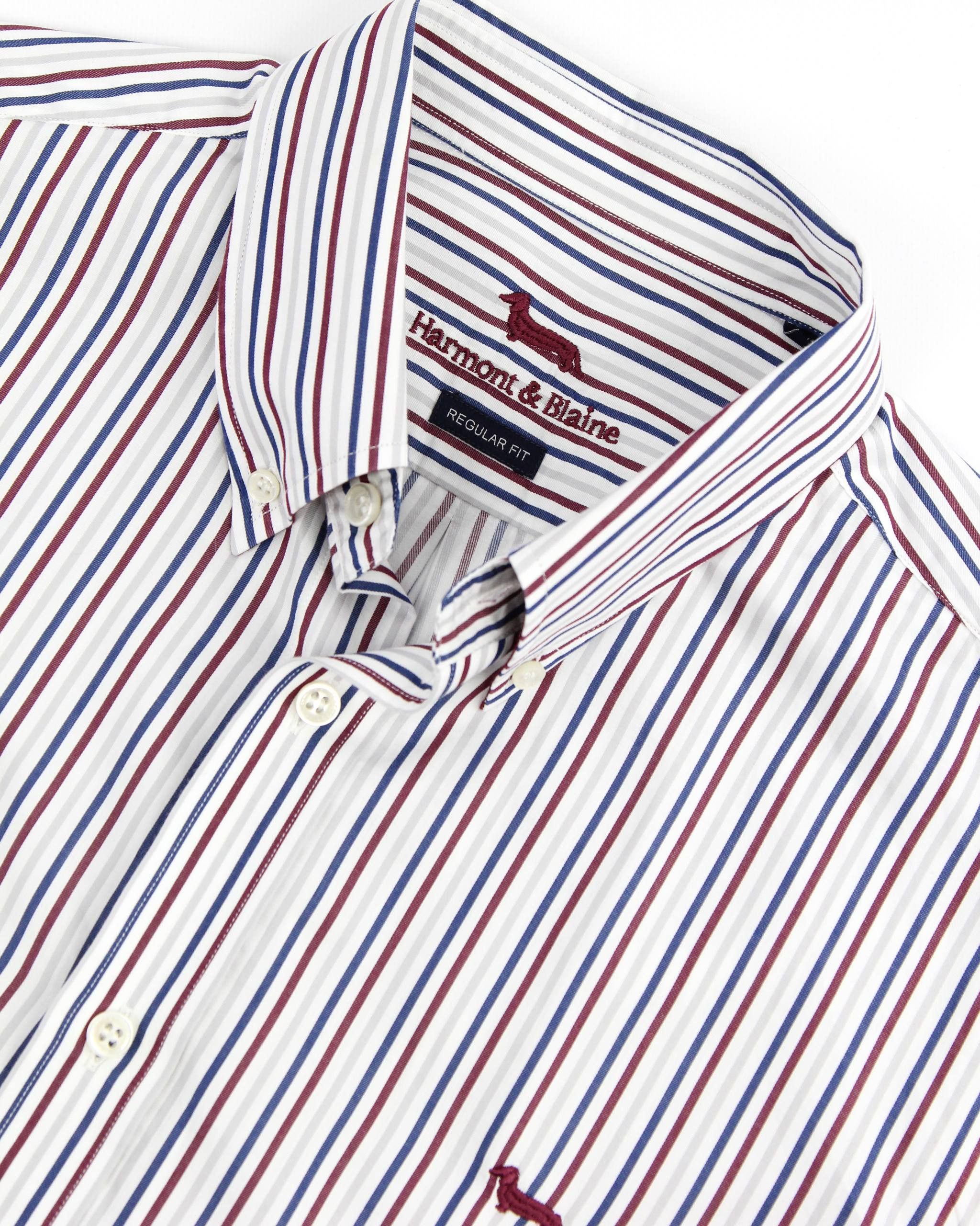 Harmont & Blaine HARMONT&BLAINE Striped shirt with logo Size US XXL / EU 58 / 5 - 8 Thumbnail