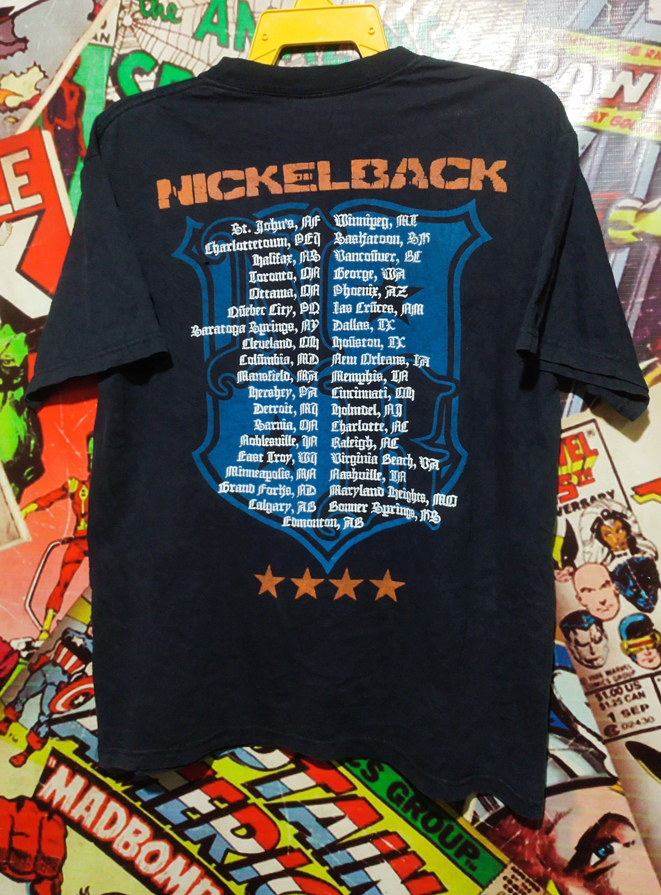 Band Tees VINTAGE X NICKELBACK BAND TEE Size US M / EU 48-50 / 2 - 2 Thumbnail