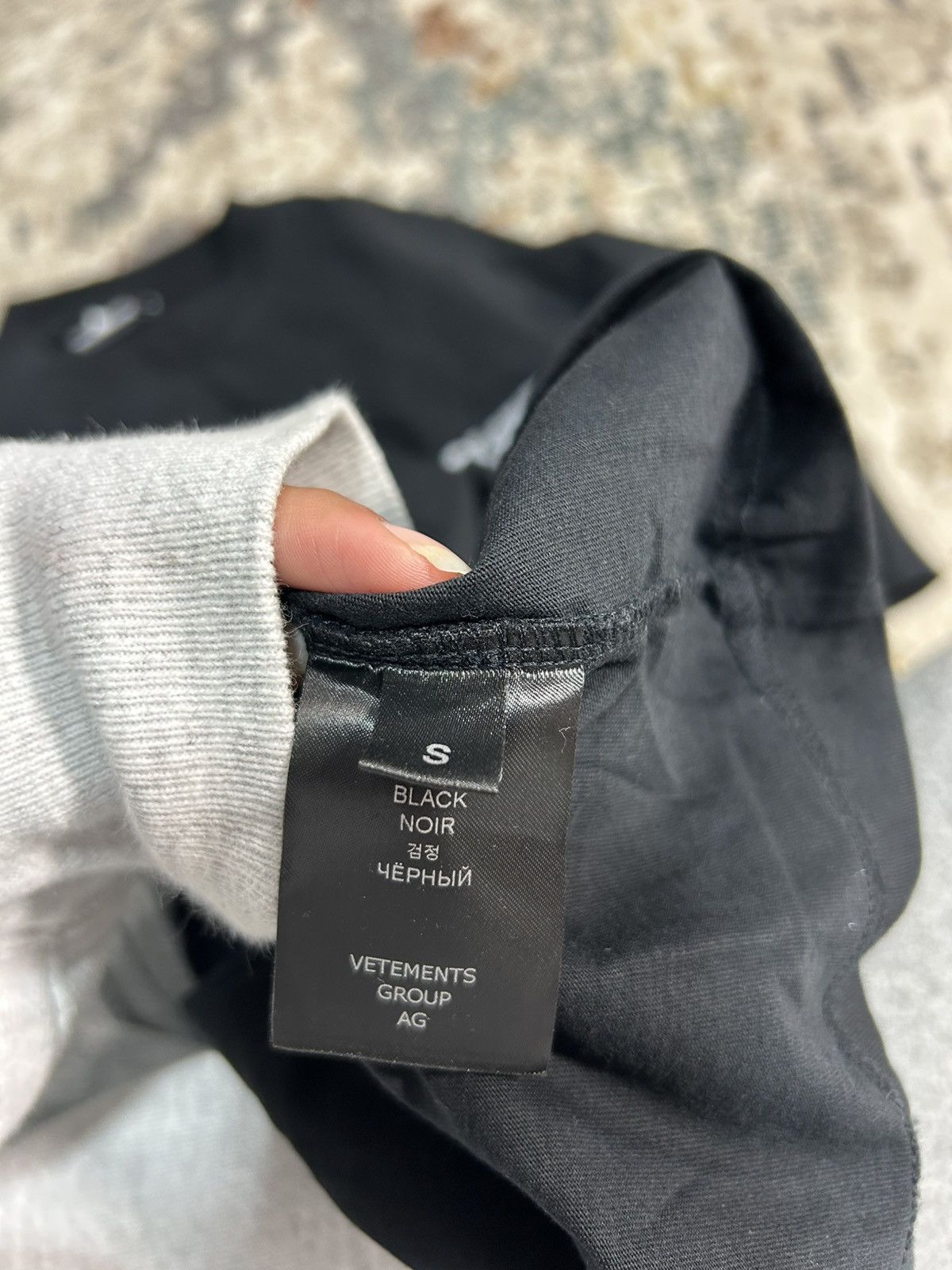 Vetements 2021 Polizei T-Shirt