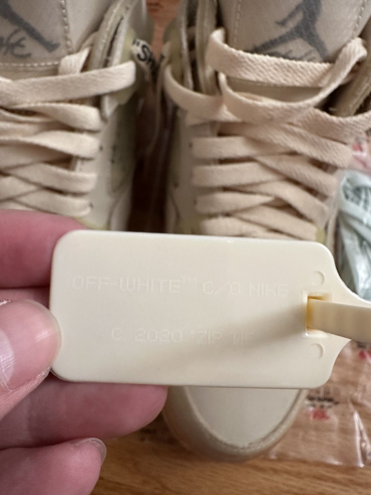 Nike × Off-White Nike x Off White Jordan 4 Sail Size US 9 / EU 42 - 9 Thumbnail