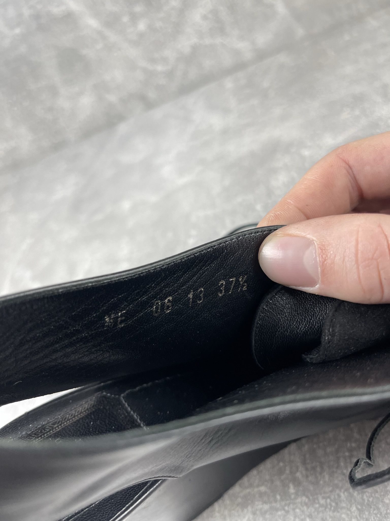 Christian Dior Monsieur Christian Dior Raf Simons Era AUTH Leather Wedge Heels Shoes Size US 7.5 / IT 37.5 - 8 Thumbnail