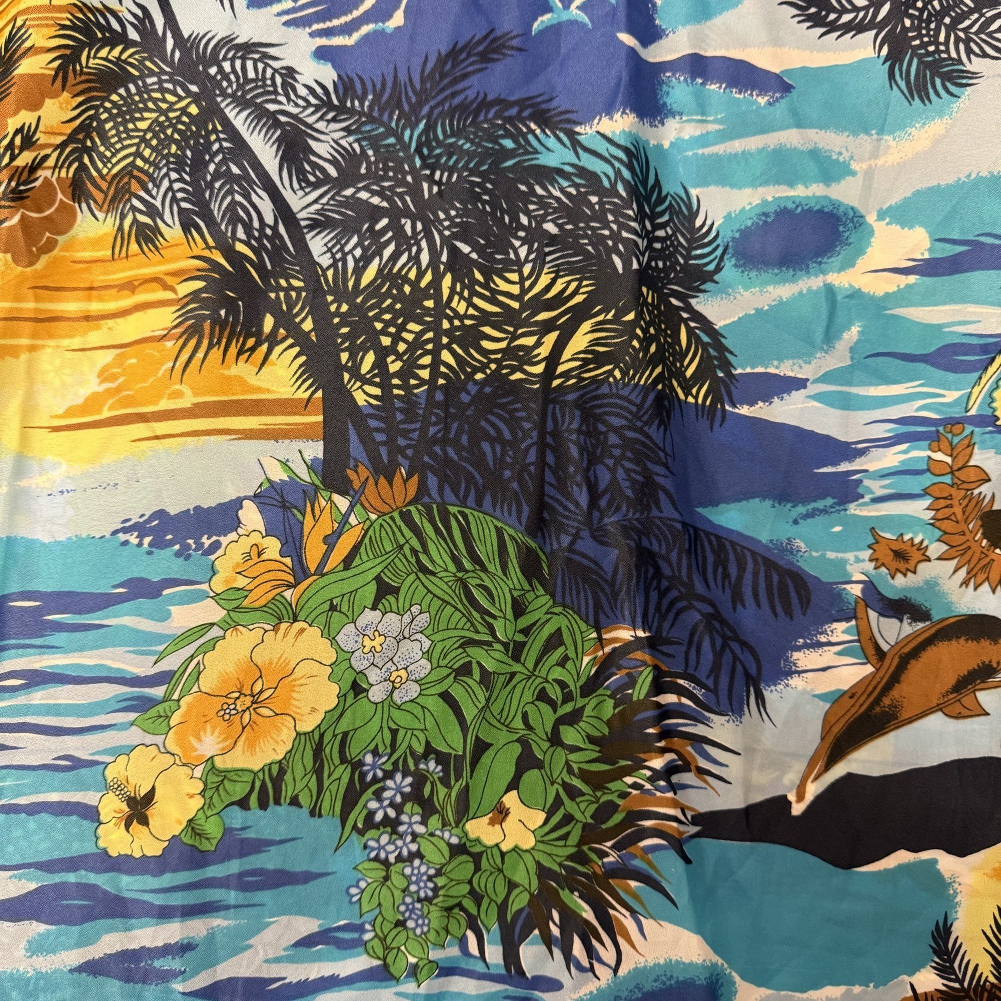Other Vtg Mauna Kea TROPICAL ISLAND SUNSET Hawaiian Shirt Size US S / EU 44-46 / 1 - 4 Thumbnail