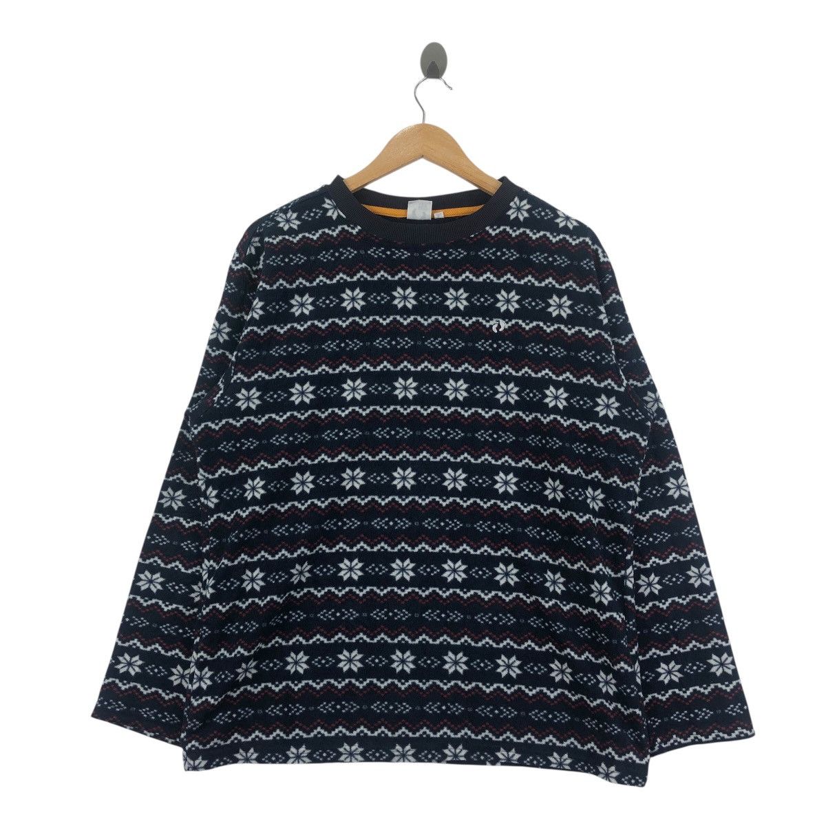 Hang Ten Vintage HANG TEN USA Stripes Block Navajo Sweatshirt Size US XL / EU 56 / 4 - 1 Thumbnail