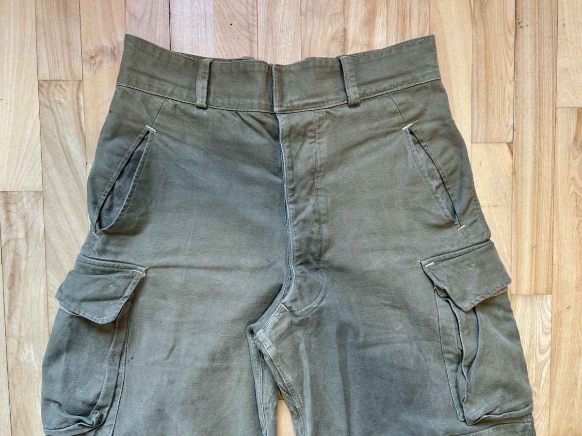 Other Vintage 50s French Army M47 Heavy HBT Cargos Size US 34 / EU 50 - 4 Thumbnail