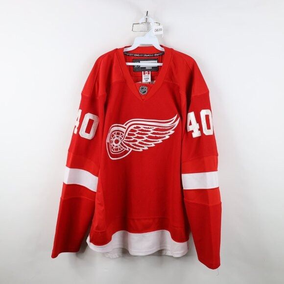 Reebok Vintage Reebok Zetterberg Detroit Red Wings Hockey Jersey Size US XXL / EU 58 / 5 - 1 Thumbnail