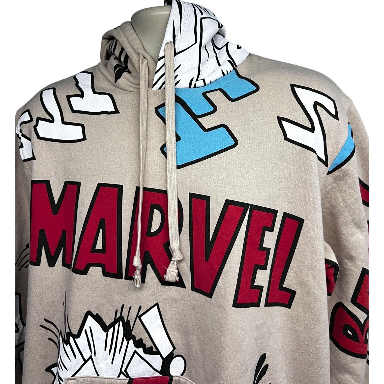 Marvel Comics Disney 100 Marvel Mens Pullover Hoodie Sweatshirt Large All Size US L / EU 52-54 / 3 - 4 Thumbnail