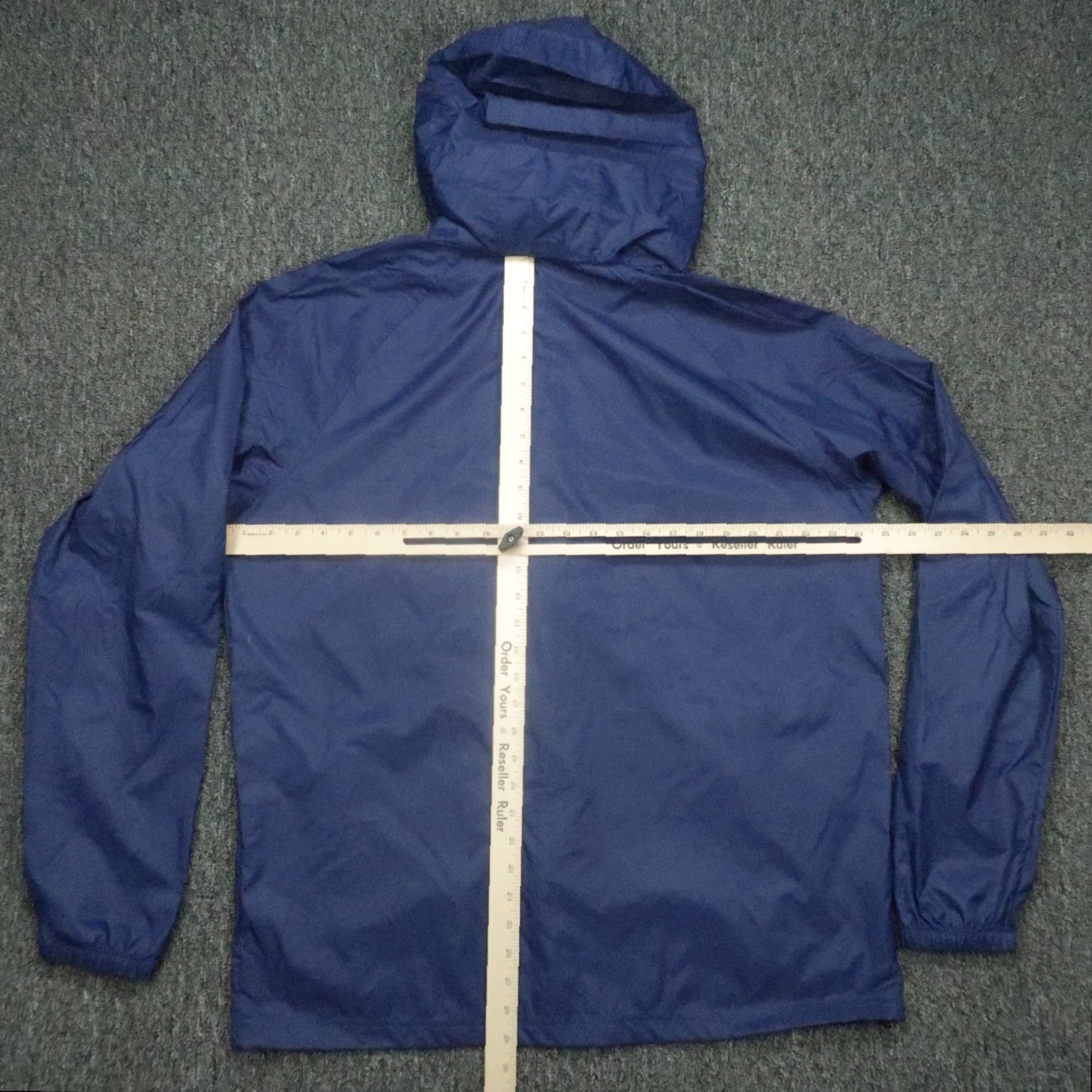Vintage L.L. Bean Jacket Mens Large Tall Blue Casco Bay Windbreaker Full Zip Pockets LT Size US L / EU 52-54 / 3 - 7 Thumbnail