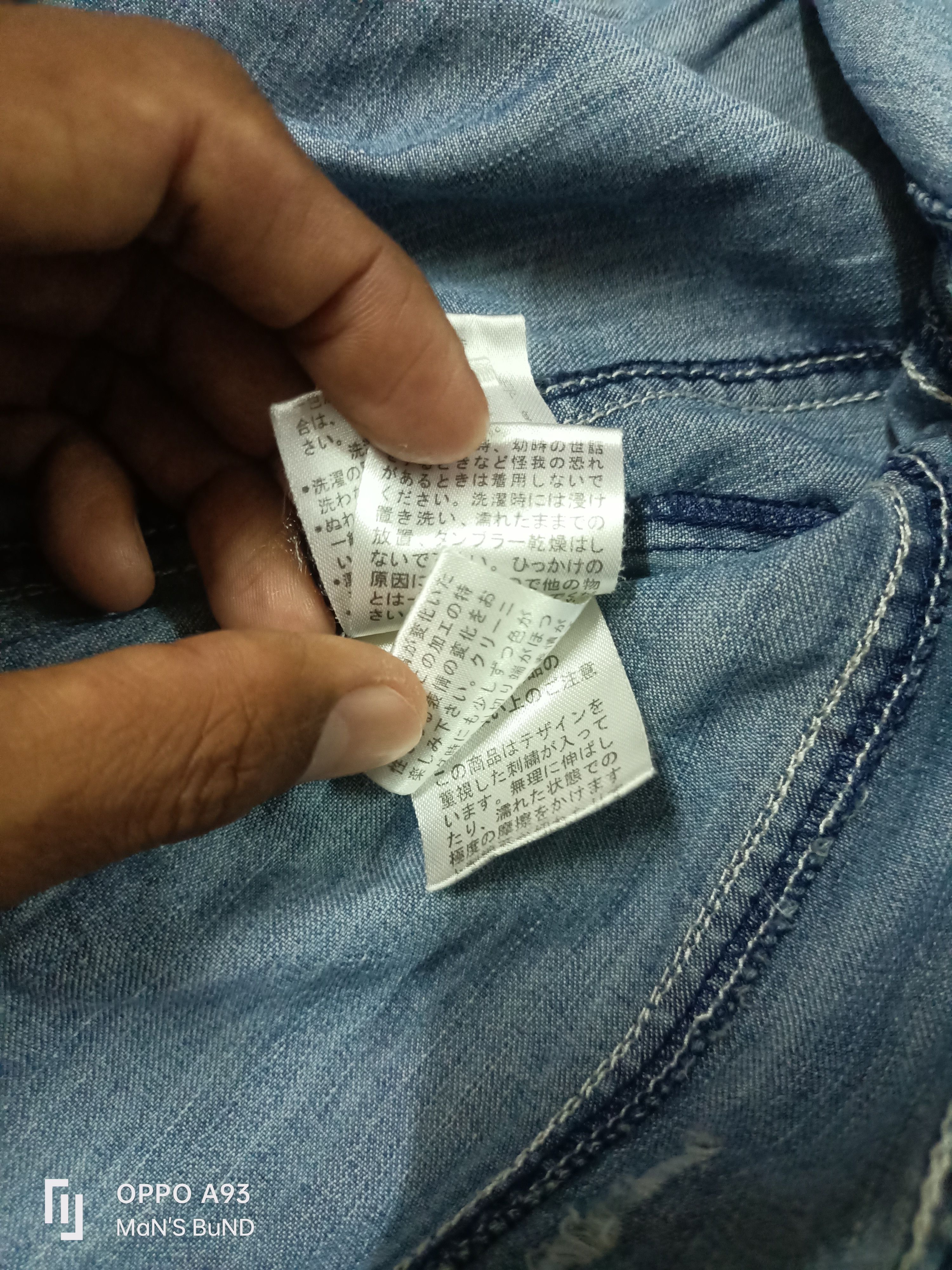 In The Attic × Japanese Brand In The Attic Button up blue Jeans Size M / US 6-8 / IT 42-44 - 12 Thumbnail