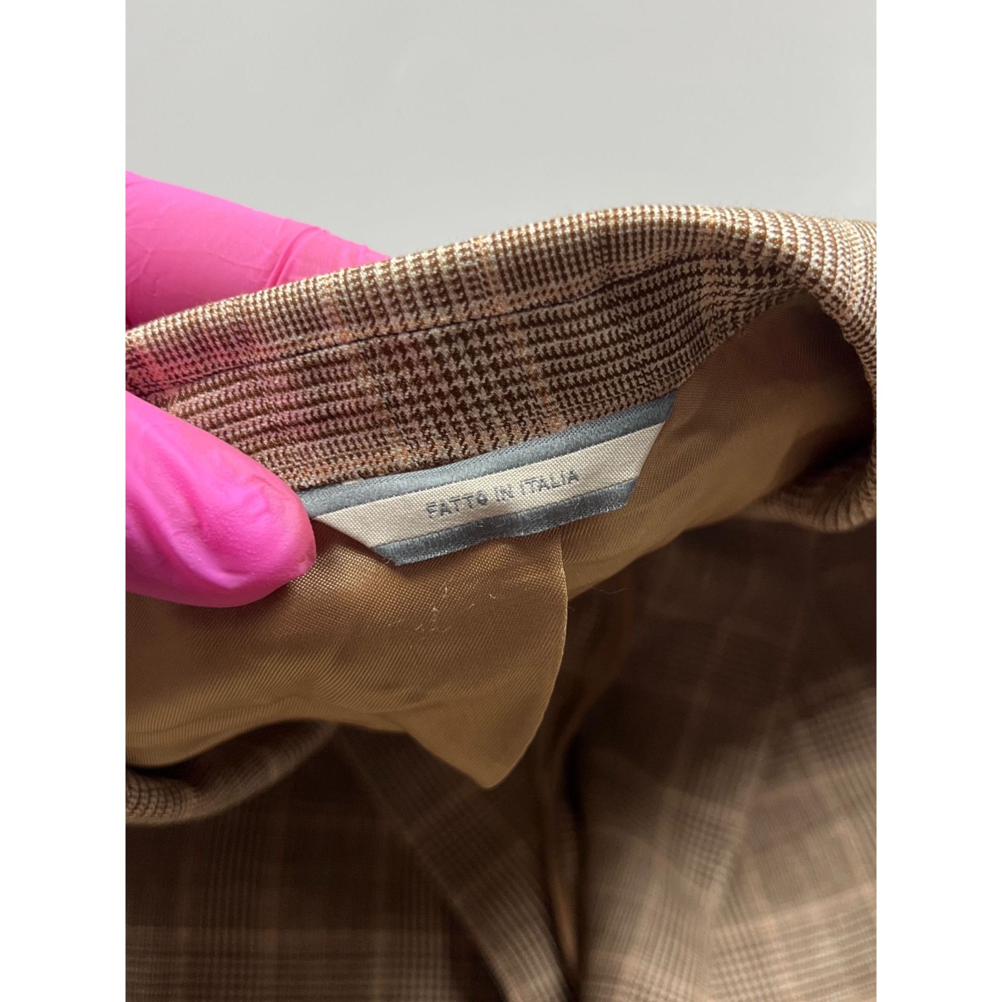 Loro Piana Flannel Bay Napoli Ing Loro Piana Linen Blend Blazer (Y0880) Size 40R - 6 Thumbnail