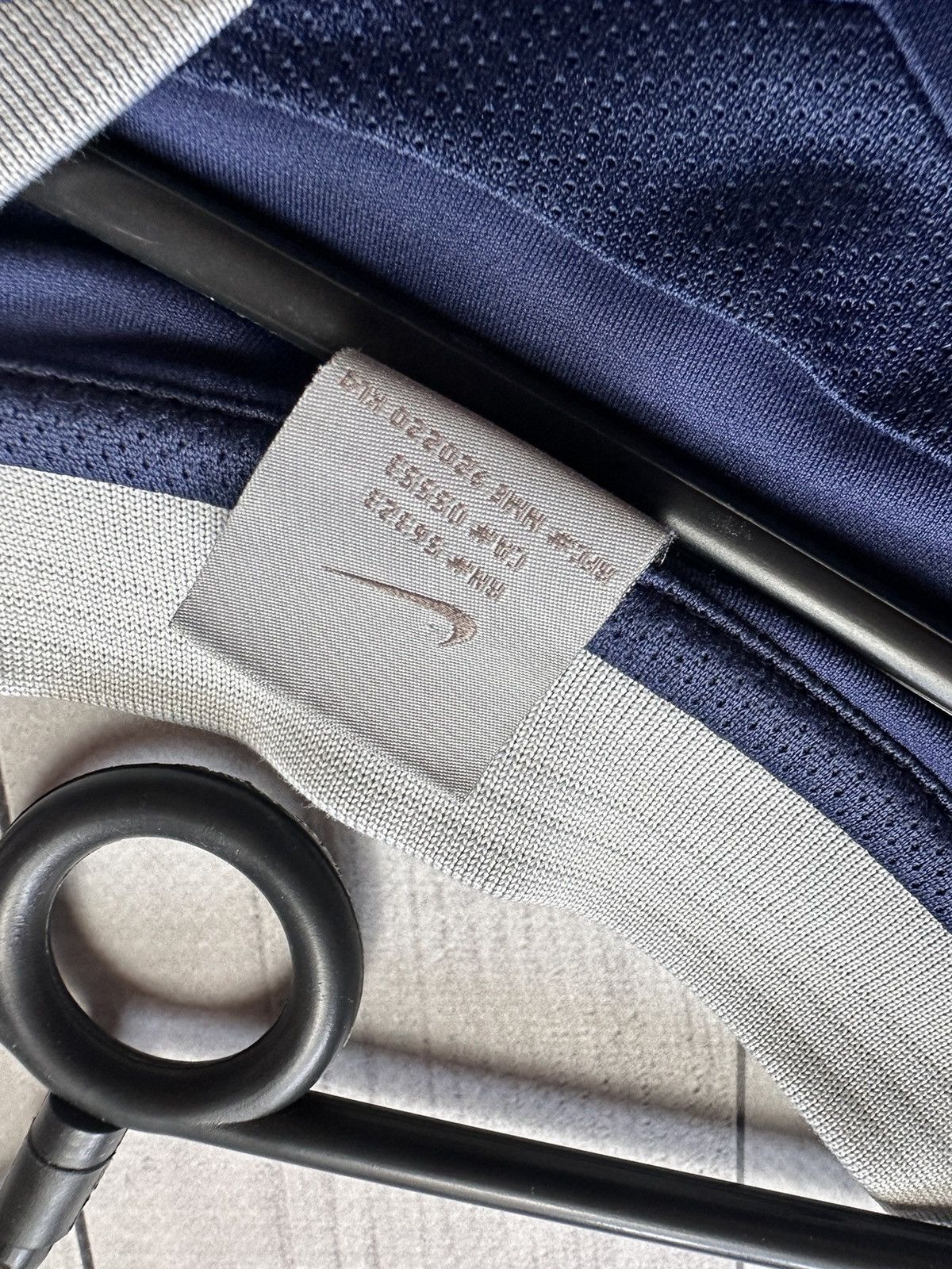 Nike × Vintage Vintage Nike long sleeve jersey navy size L Size US L / EU 52-54 / 3 - 7 Thumbnail