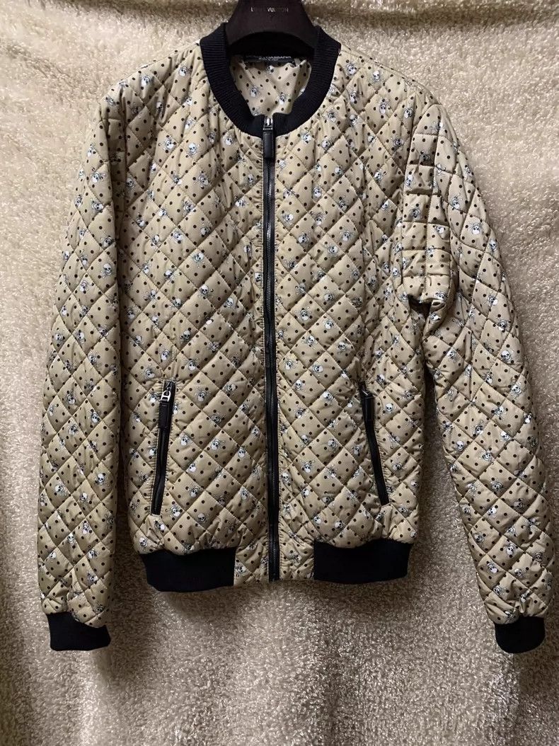 Dolce & Gabbana Men's Quilted Bomber Jacket