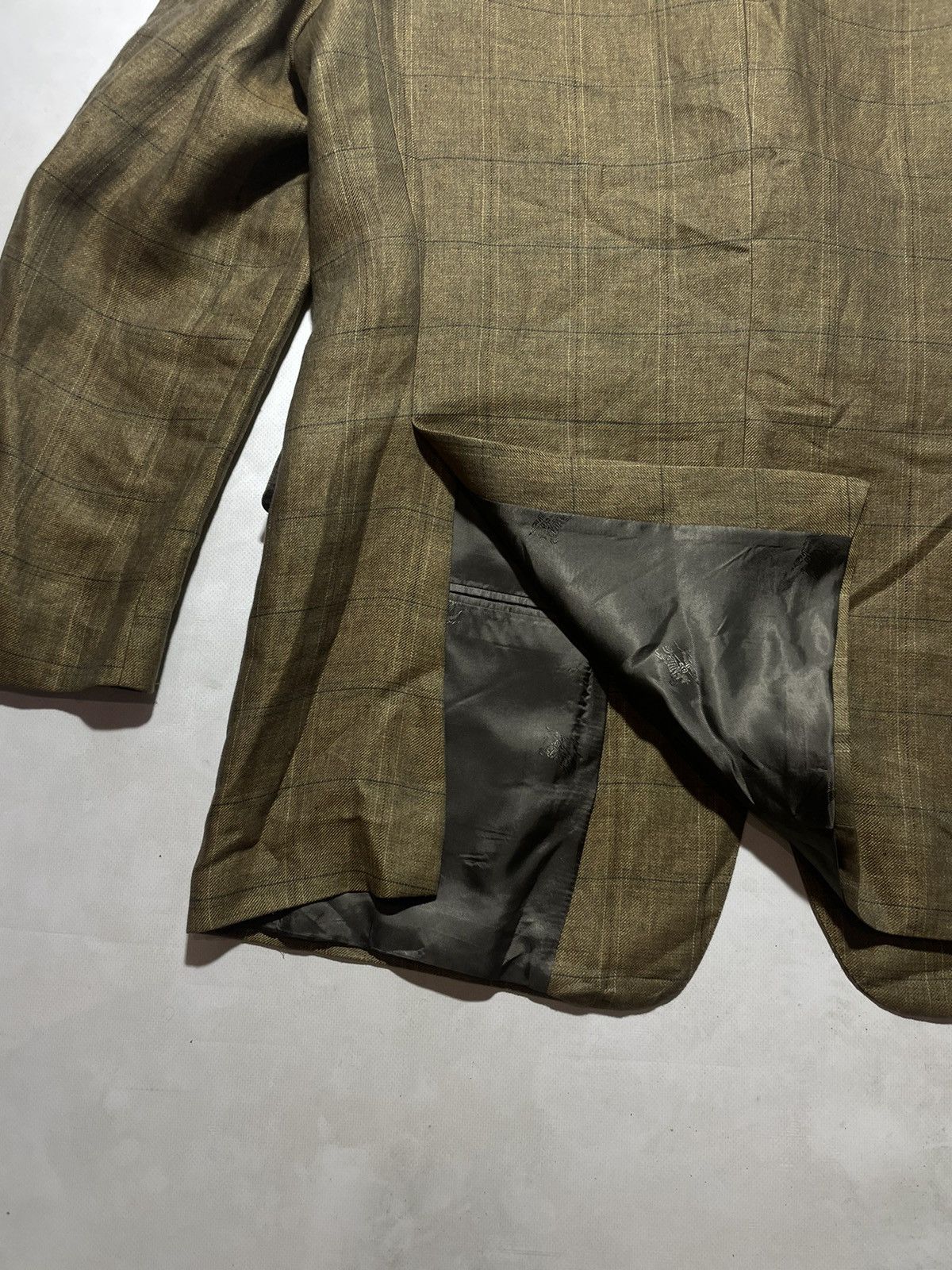Burberry Vintage Burberry Bristol-S Plaid Blazer Size 52R - 7 Thumbnail