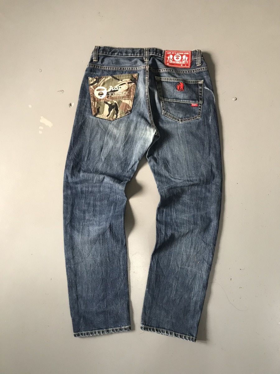 Aape × Vintage Vintage bathing aape army print denim Size US 33 - 1 Thumbnail