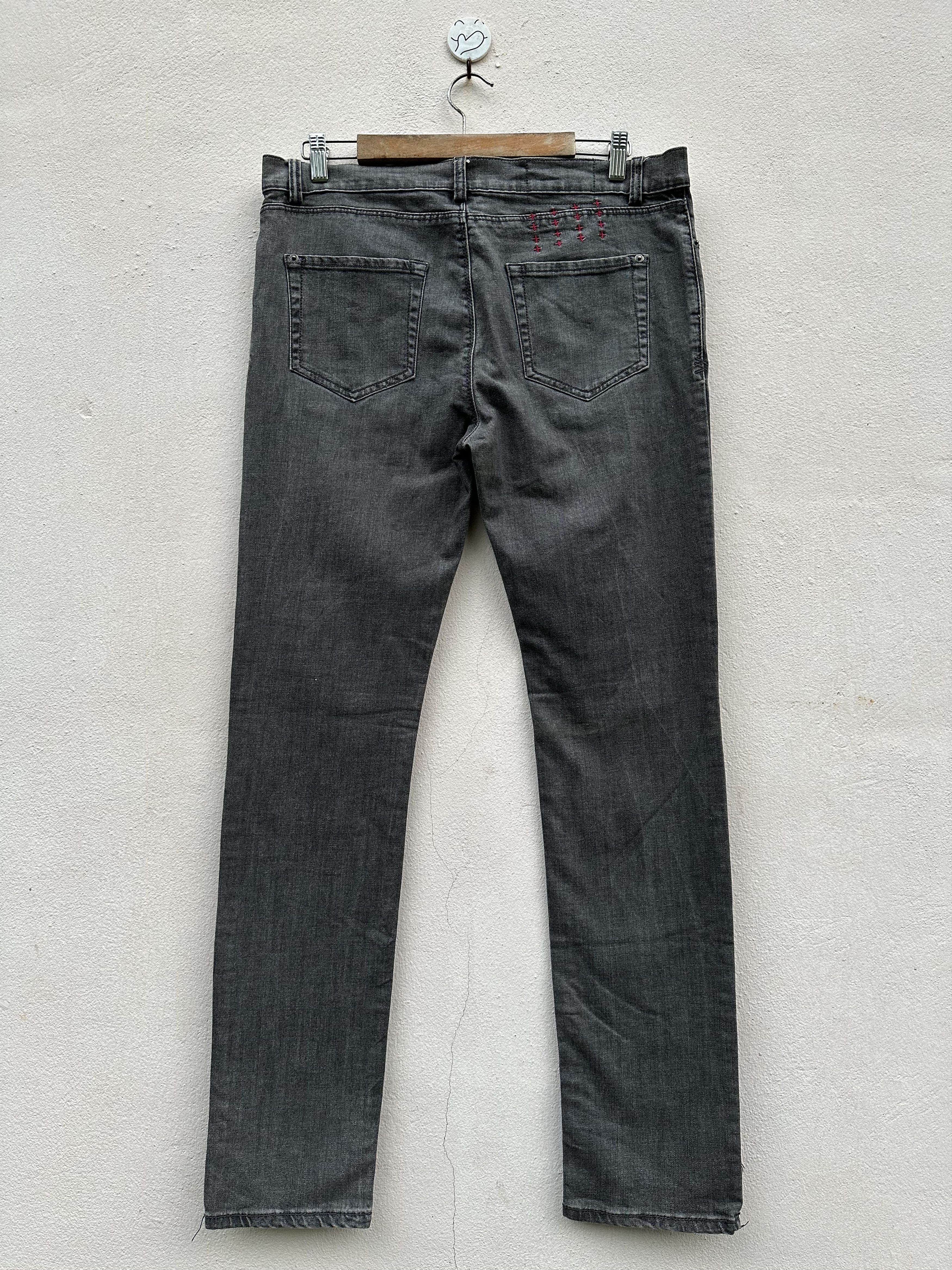 Ksubi Ksubi Black Faded Denim Jeans Size US 34 / EU 50 - 2 Thumbnail