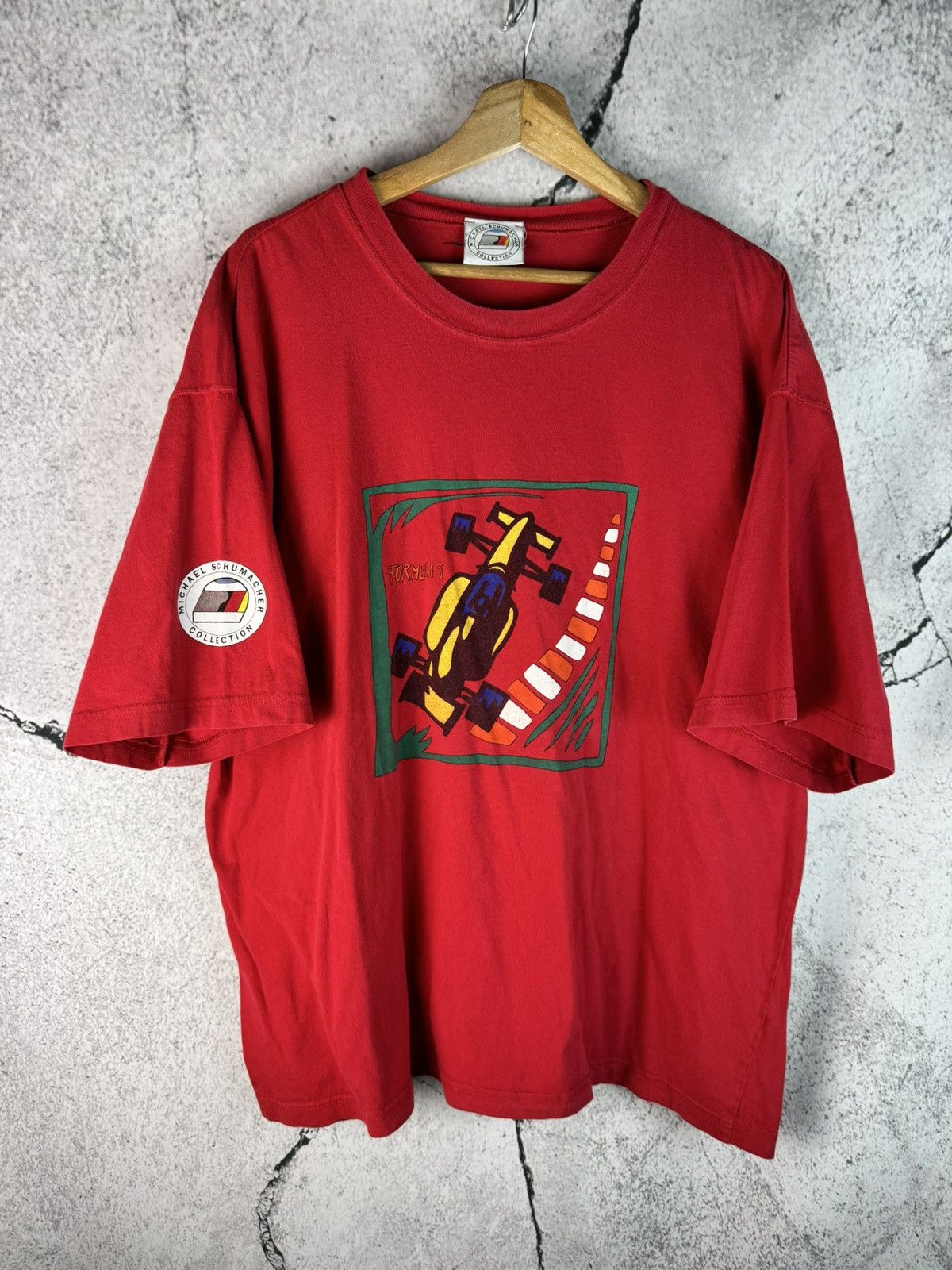 Formula 1 Vintage Michael Schumacher Collection T Shirt Big Logo Shirt Size US XL / EU 56 / 4 - 1 Thumbnail