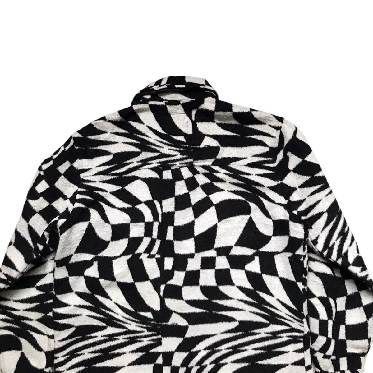 If Six Was Nine × Le Grande Bleu (L.G.B.) × Zara VINTAGE ZARA WORKERS ZEBRA DESIGN JACKET Size US M / EU 48-50 / 2 - 7 Thumbnail