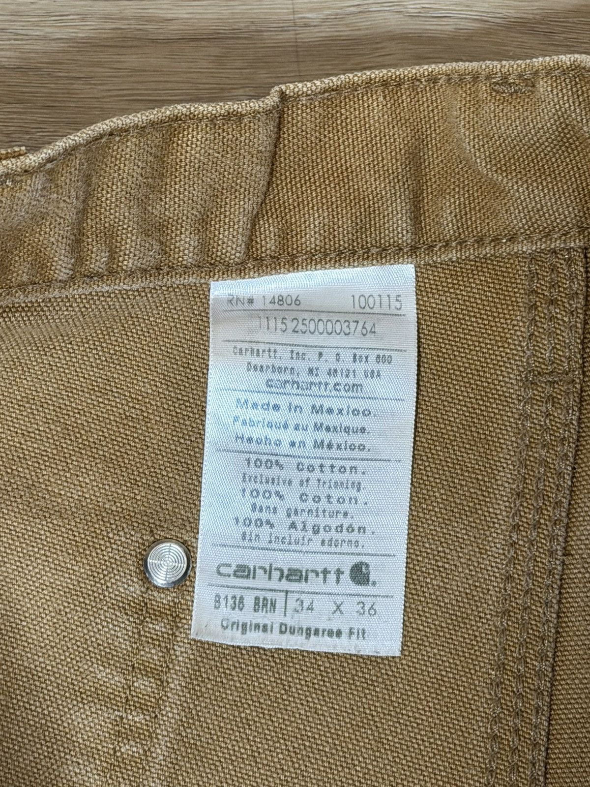 Carhartt Carhartt Double Knee Work Pants Size US 34 / EU 50 - 7 Thumbnail