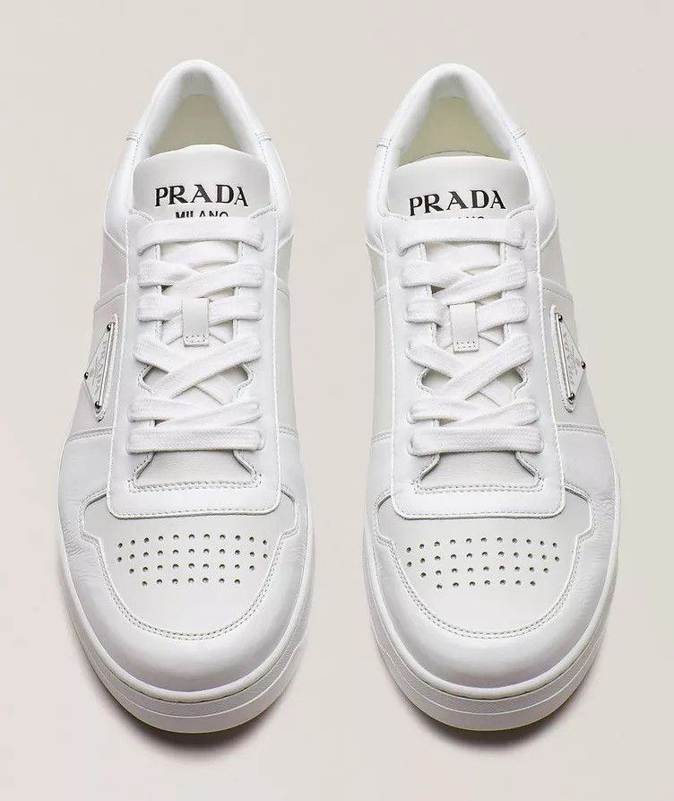 Prada Prada Downtown Leather Sneakers Size US 10 / EU 43 - 2 Thumbnail
