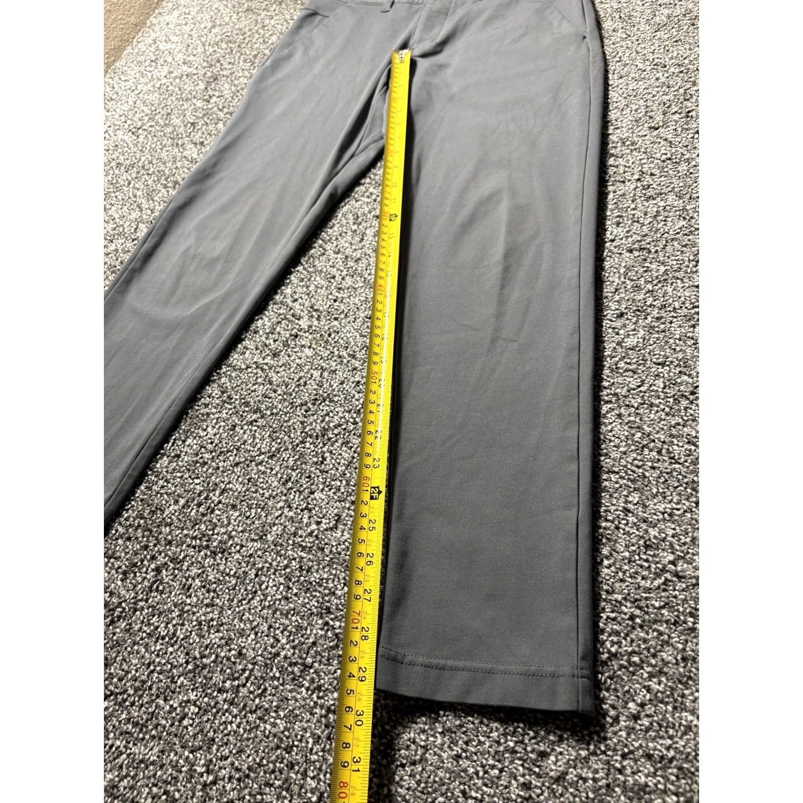 Vintage BYLT Everyday Pant 2.0 Mens Small Gray Performance Stretch Chino (Regular, Inseam 29) Size US 29 - 4 Thumbnail