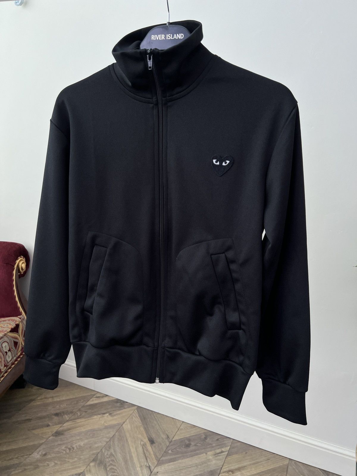 Comme des Garcons Vintage Comme des Garçons Play Track Jacket Heart Logo Size US S / EU 44-46 / 1 - 3 Thumbnail