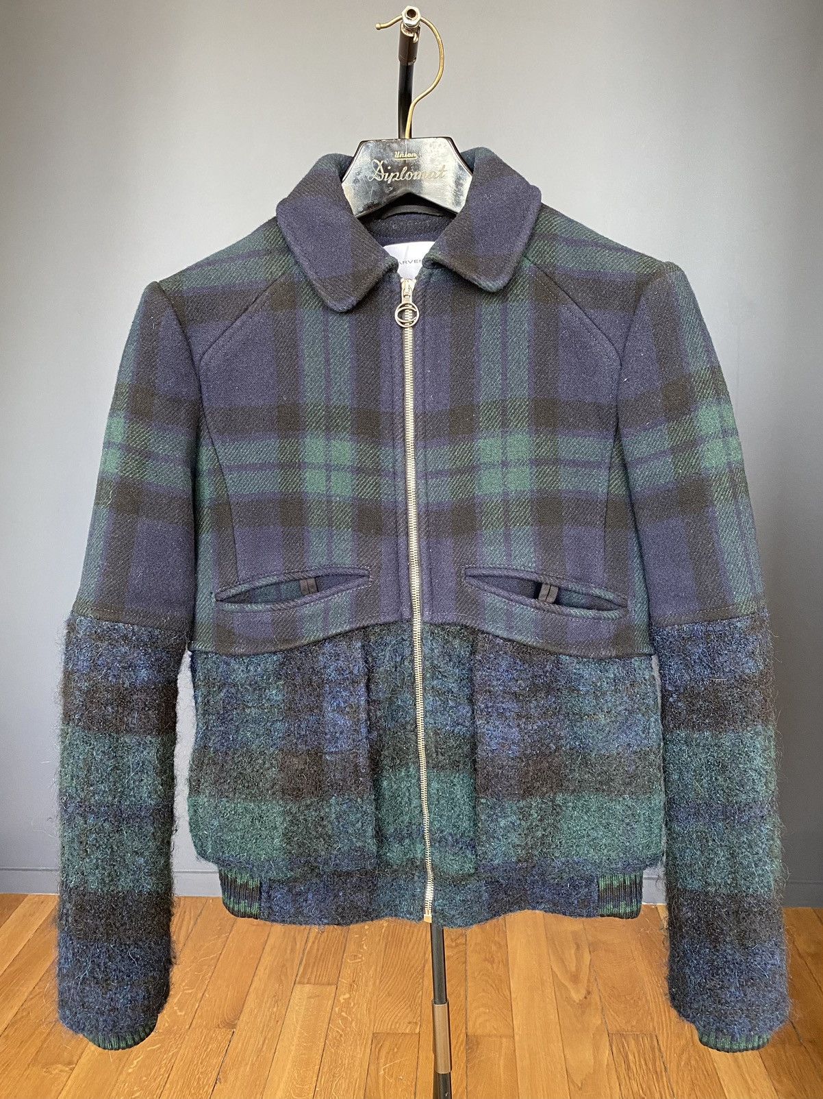 Carven CARVEN - Wool Blend Preppy Jacket - 2017 Size US S / EU 44-46 / 1 - 1 Thumbnail