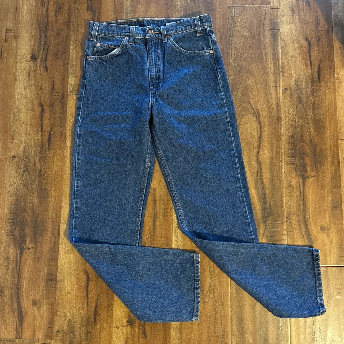 Levi's Vintage Clothing Levi’s 505 Regular Fit Straight Leg Orange Tab 90’s Vintage Size US 30 / EU 46 - 1 Thumbnail