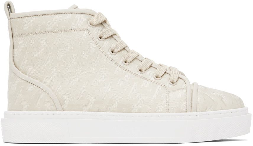 Christian Louboutin o1bcso1str1024 Adolon Flat in Beige Size US 7 / EU 40 - 4 Thumbnail
